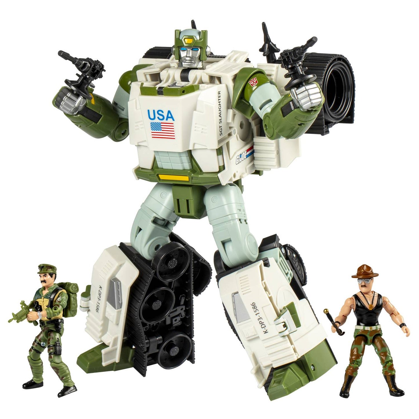 Transformers X G.I. Joe - Kup Triple T & SGT. Slaughter