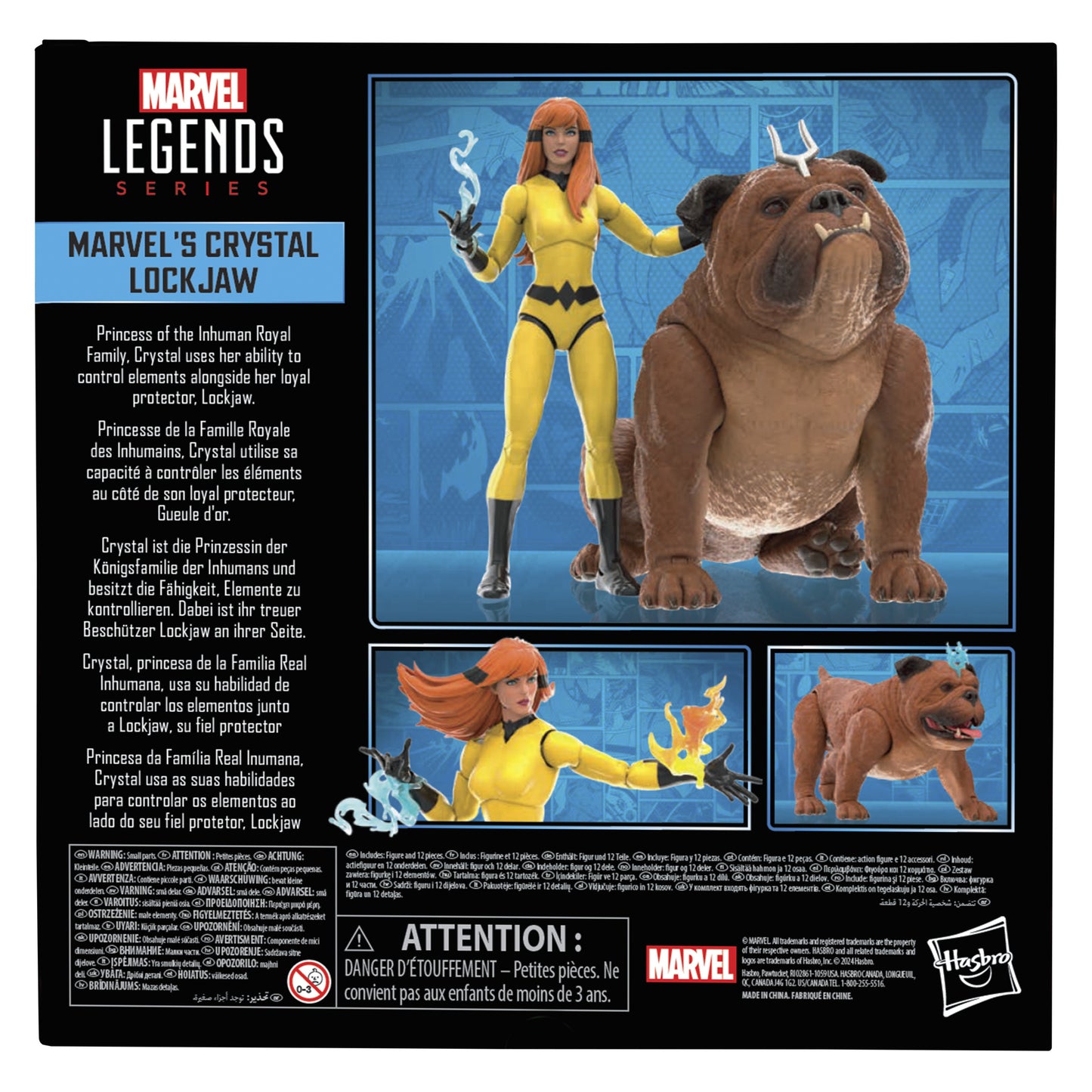 Marvel Legends Series - Marvel's Crystal and Lockjaw