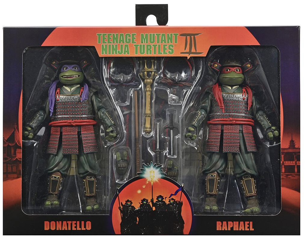 NECA - Teenage Mutant Ninja Turtles 3 (Movie) - Turtles in Time - Donatello & Raphael 2 Pack