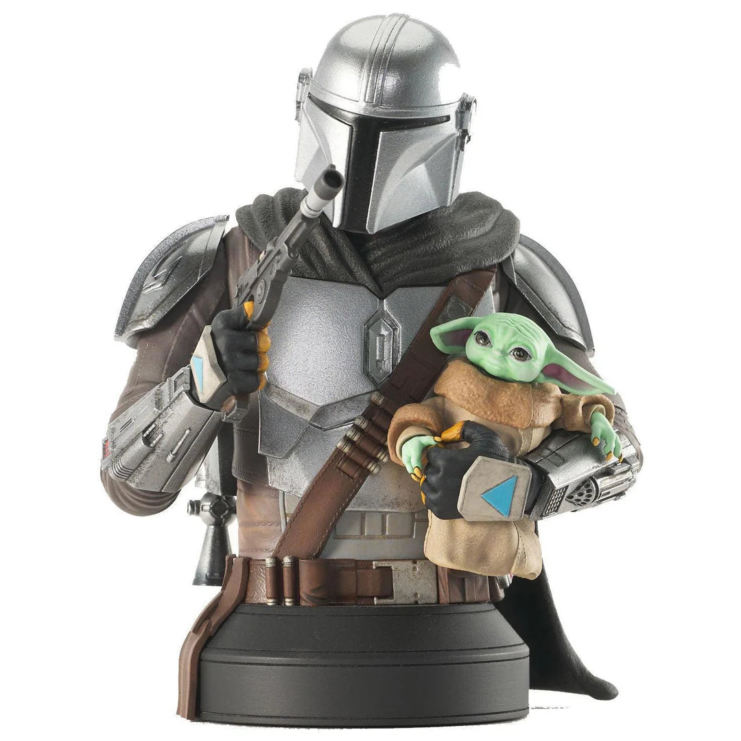 Star Wars The Mandalorian with Grogu Exclusive Mini Bust