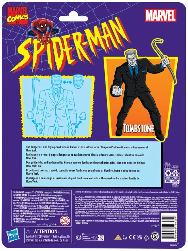 Spider-Man Marvel Legends Comic 6-inch Tombstone Action Figure