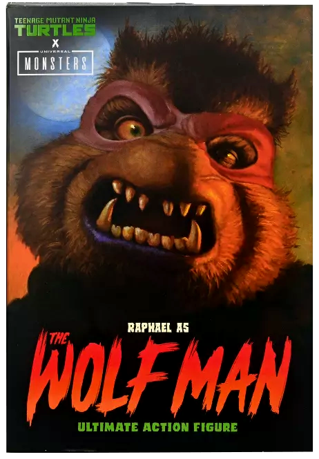 NECA -  Universal Monsters -  Teenage Mutant Ninja Turtles Raphael as the Wolfman