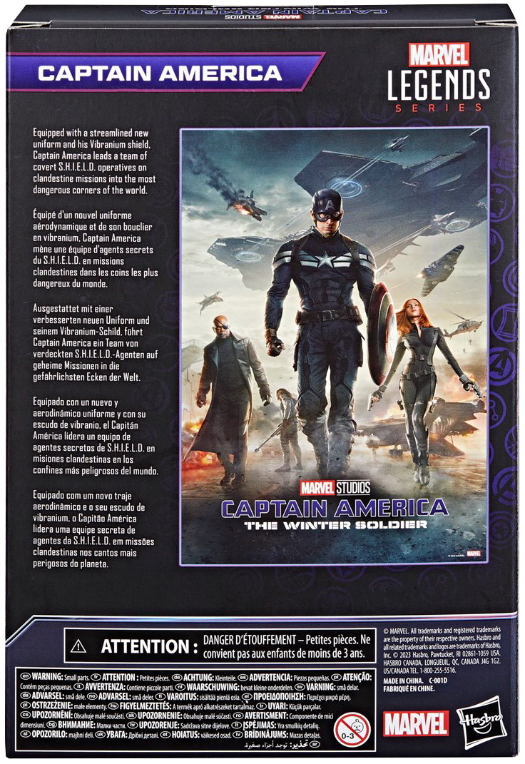 Captain America: The Winter Soldier Marvel Legends Captain America 6-Inch Action Figure