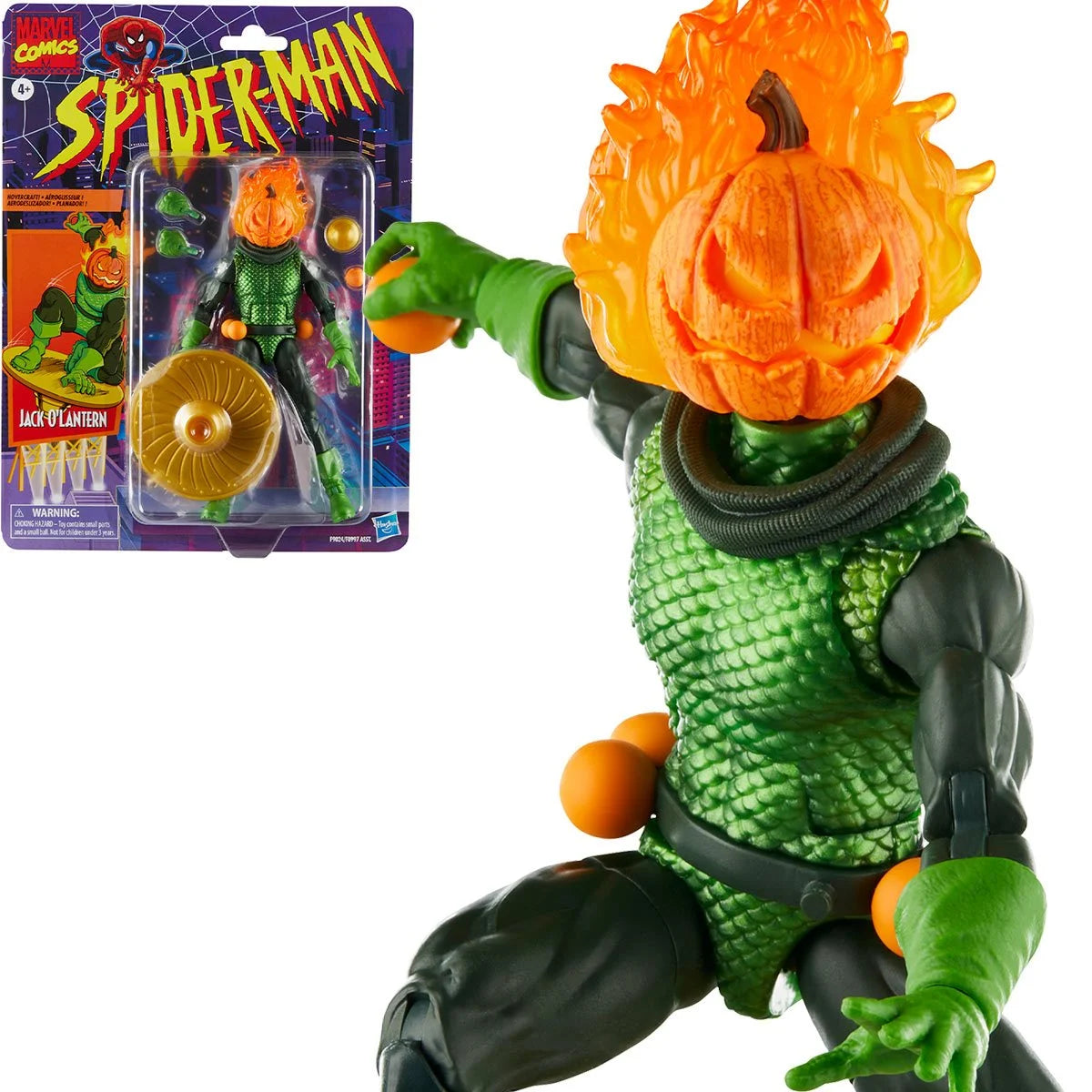 Spider-Man Marvel Legends Comic 6-inch Jack O'Lantern Action Figure