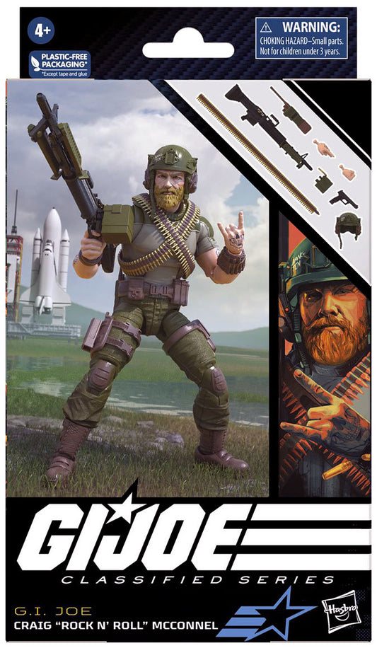 G.I. Joe Classified Series 6-Inch Craig Rock N Roll McConnel Action Figure