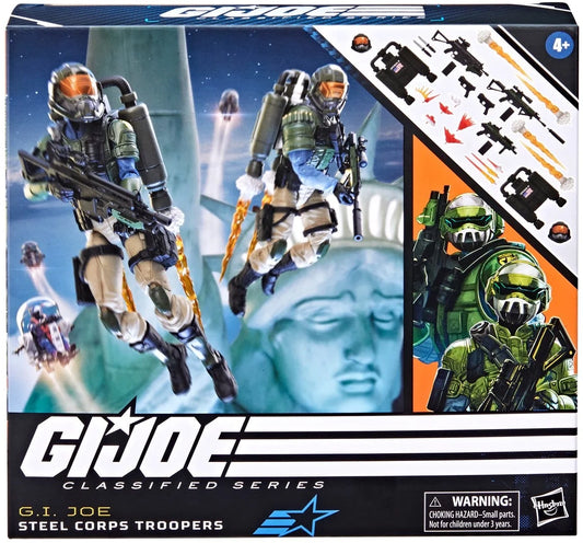 G.I. Joe Classified Series Steel Corps Troopers 6-Inch Action Figure 2-Pack