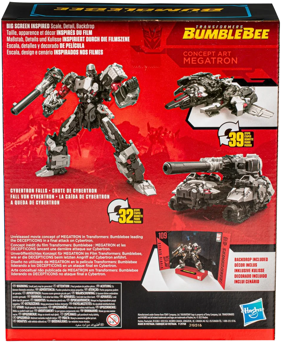 Transformers Studio Series Leader Bumblebee Movie Concept Art Megatron
