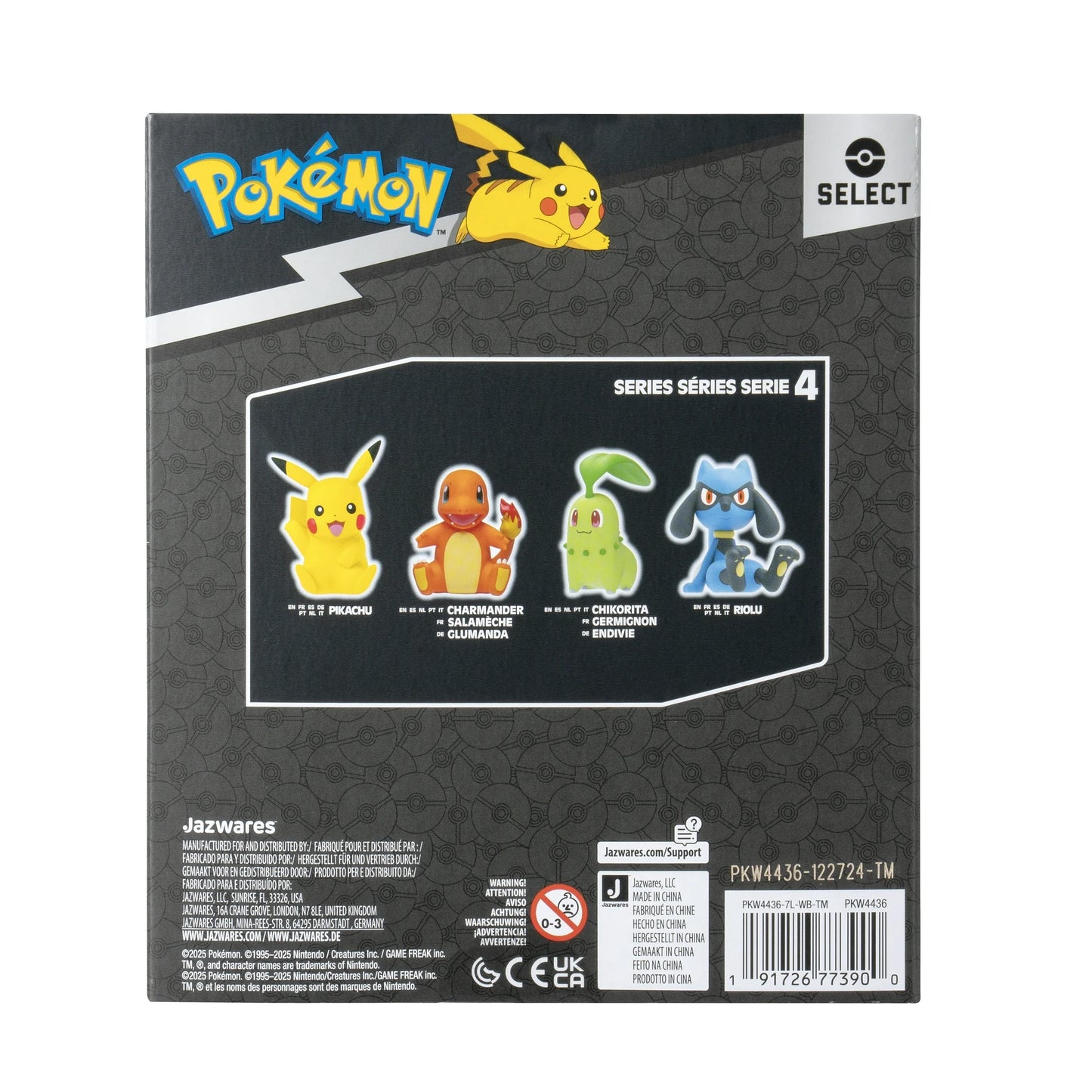 Jazwares - Pokemon - Series 4 - Chikorita - 4 inch Vinyl Figure