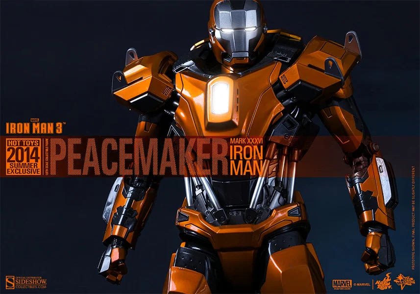 Hot Toys - Iron Man 3: Iron Man Mark XXXVI PeaceMaker (Exclusive Edition MMS258)