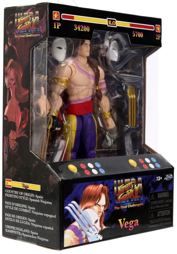 Jada Toys - Ultra Street Fighter II - Vega - 6-Inch Action Figure