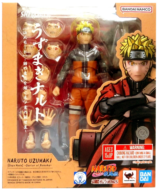 S.H. Figuarts - Naruto - Naruto Uzumaki (Sage Mode) - Savior of Konoha - Action Figure