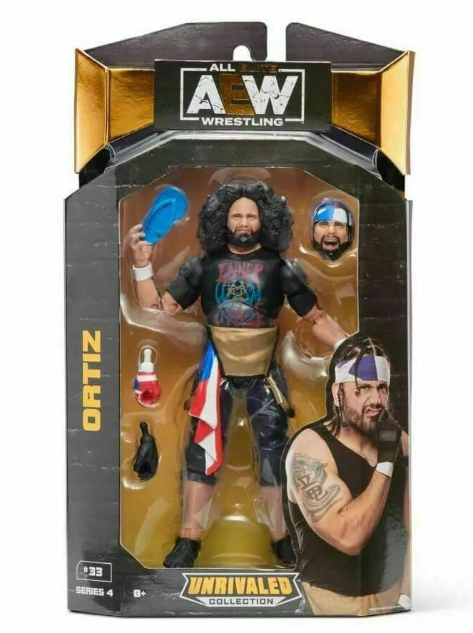 All Elite AEW Wresteling -Ortiz Action Figures