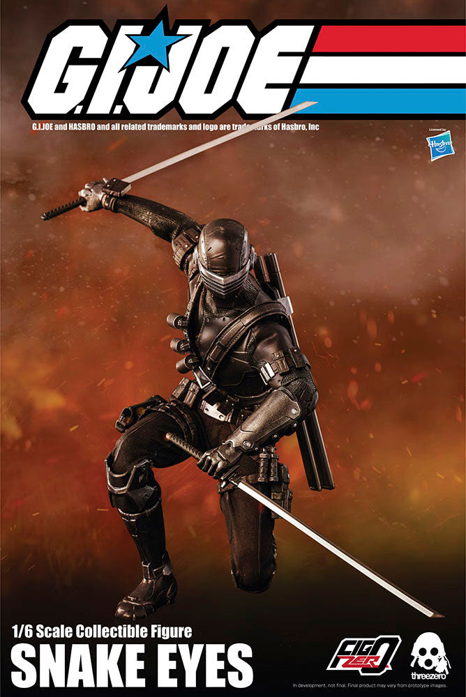 ThreeZero - G.I. Joe - Snake Eyes - 1/6 Scale Action Figure 12”