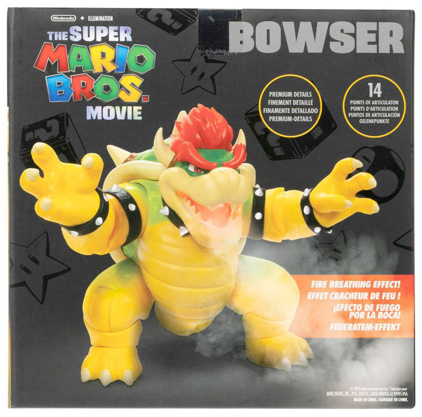 The Super Mario Bros. Movie Fire Breathing Bowser 7-Inch Figure