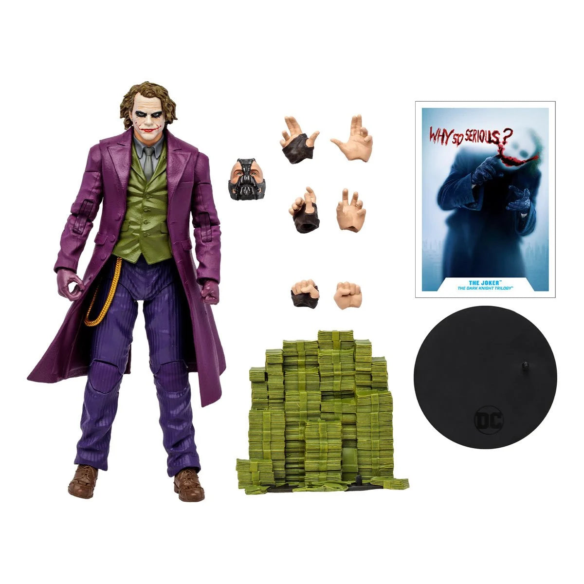 DC Build-A The Dark Knight Trilogy The Joker 7-Inch Scale Action Figure