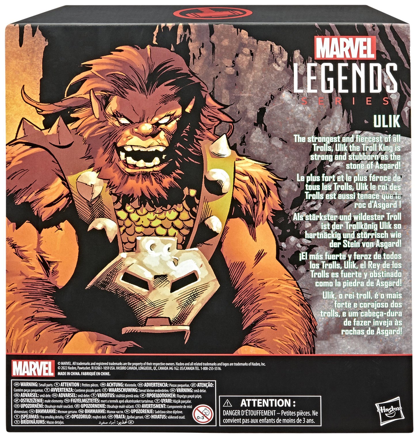 Marvel Legends Ulik the Troll King Action Figure Collectible, Walmart Exclusive