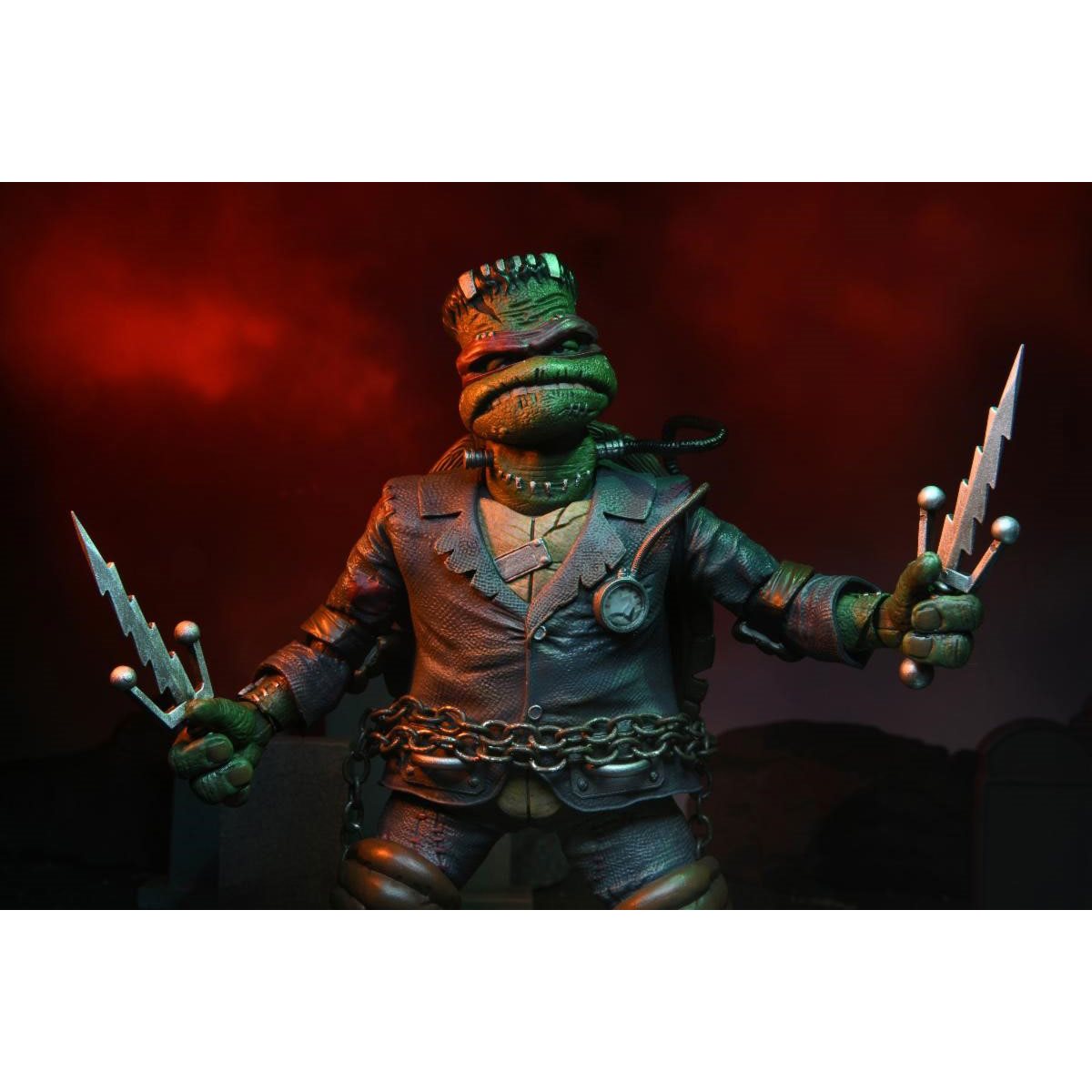 NECA - Universal Monsters x - Teenage Mutant Ninja Turtles - Ultimate Raphael as Frankenstein's Monster 7-Inch Scale Action Figure