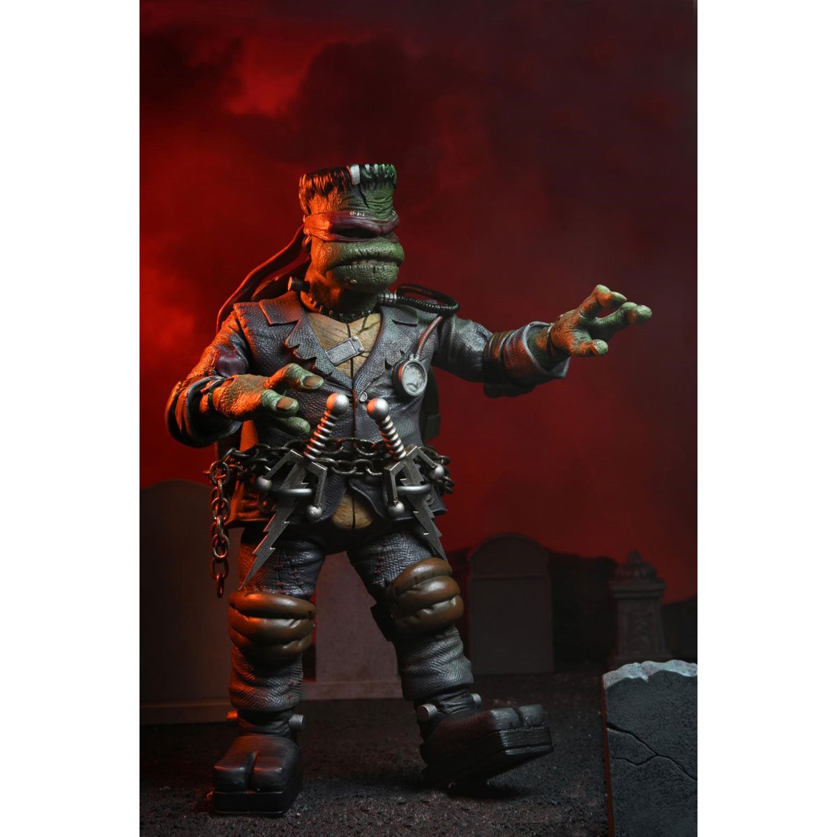 NECA - Universal Monsters x - Teenage Mutant Ninja Turtles - Ultimate Raphael as Frankenstein's Monster 7-Inch Scale Action Figure
