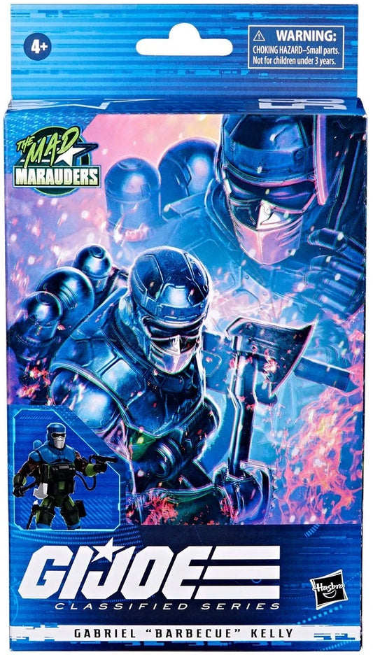 G.I. Joe Classified Series 6-Inch Mad Marauders Gabriel Barbecue Kelly Action Figure