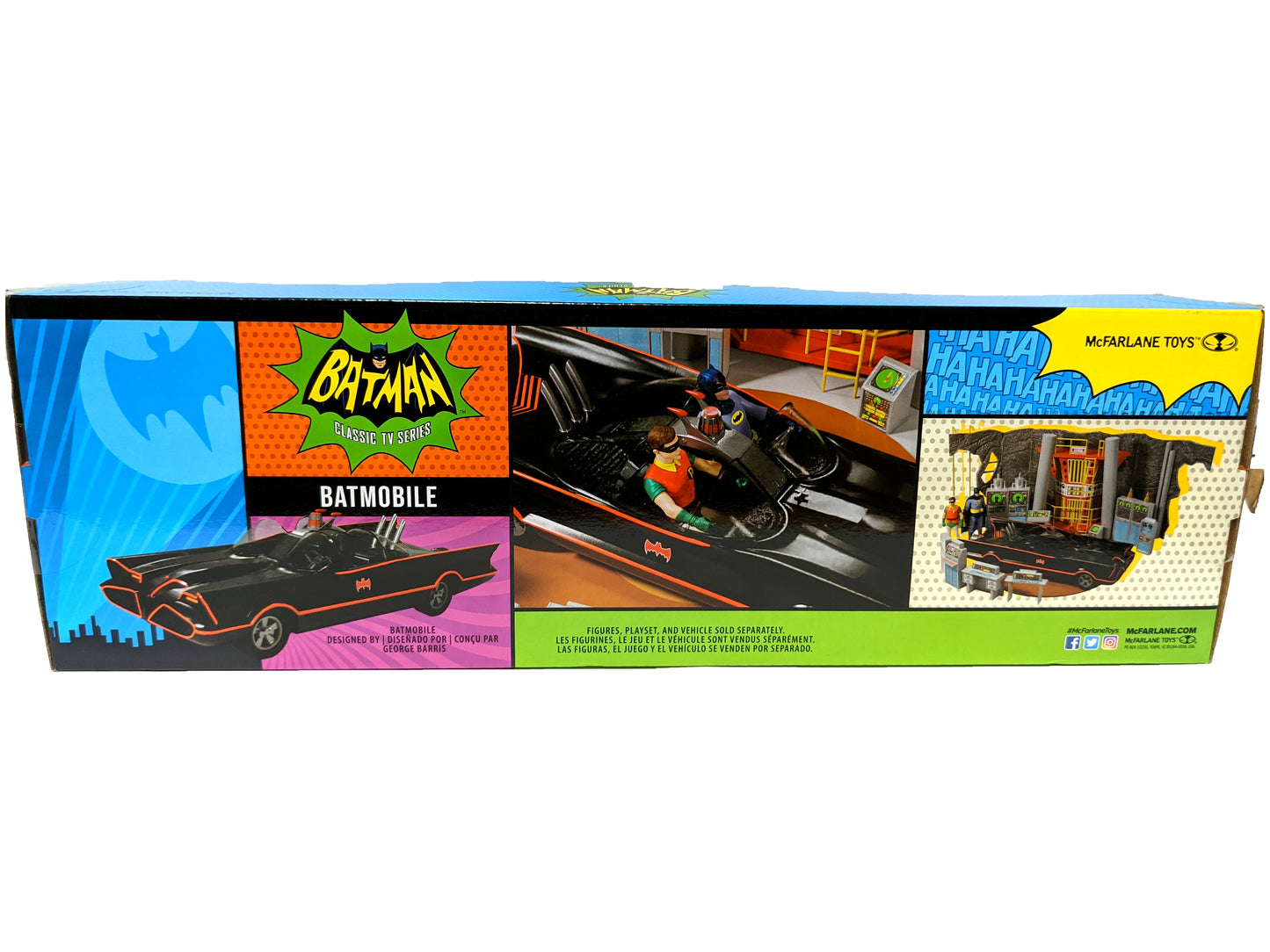 DC McFarlane - Retro Batman - Batmobile - Target Exclusive