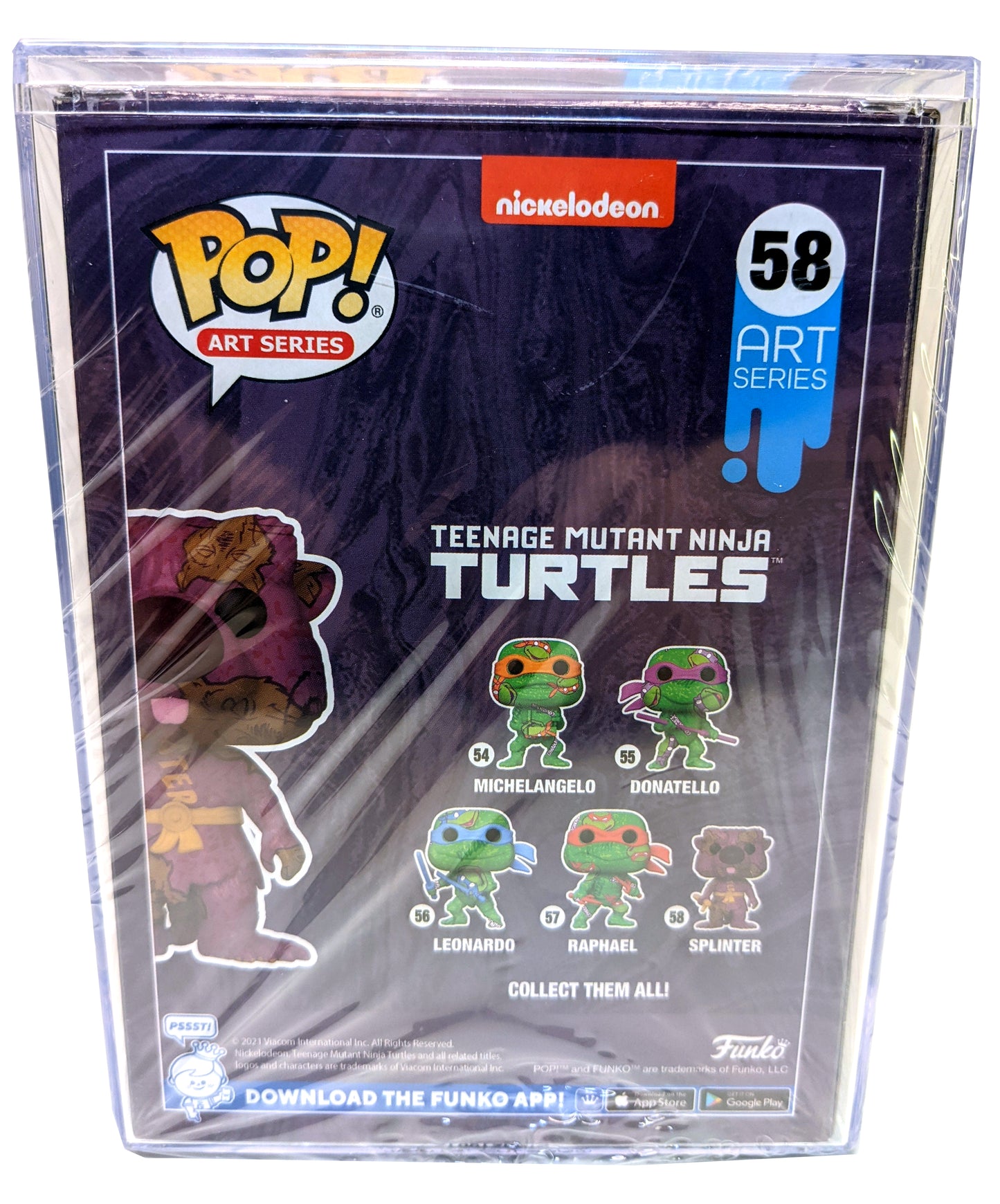 Funko Pop - Teenage Mutant Ninja Turtles - Art Series - Splinter - #58 - Target Exclusive