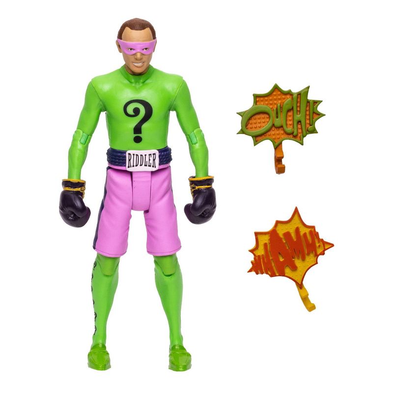 DC McFarlane -Boxing Gloves Riddler - Retro Figure Classic TV Series 1966 6"