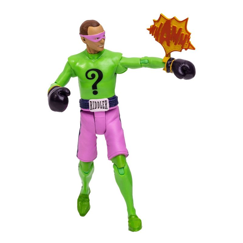 DC McFarlane -Boxing Gloves Riddler - Retro Figure Classic TV Series 1966 6"