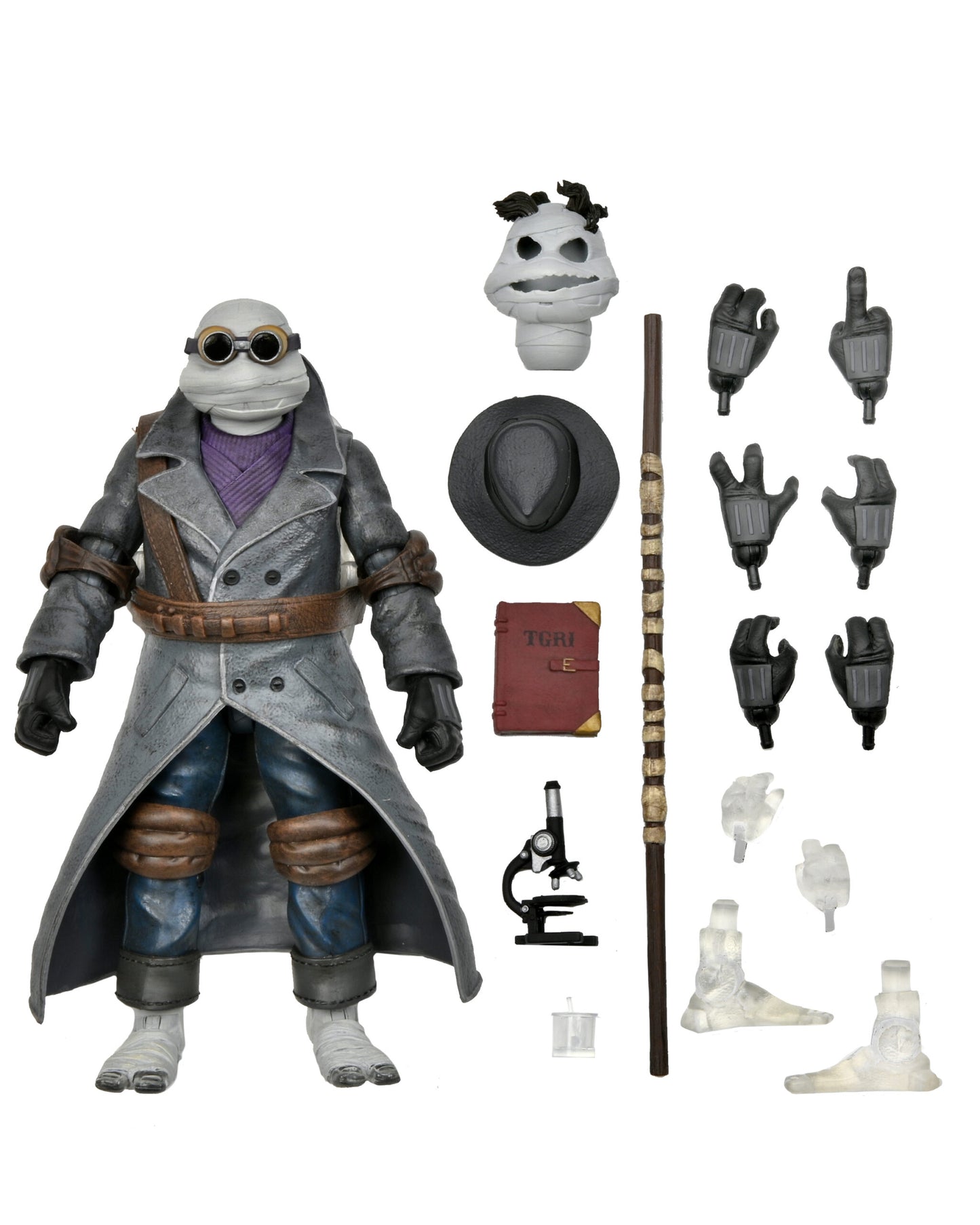 Universal Monsters x Teenage Mutant Ninja Turtles - 7″ Scale Action Figure – Ultimate Donatello as The Invisible Man