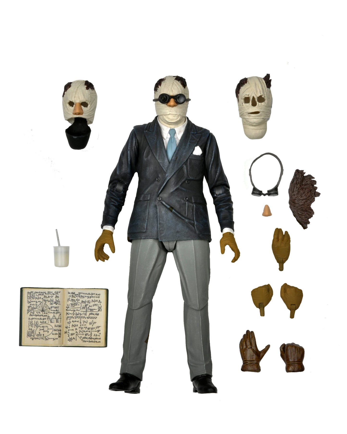 Universal Monsters 7″ Scale Action Figure – Ultimate Invisible Man