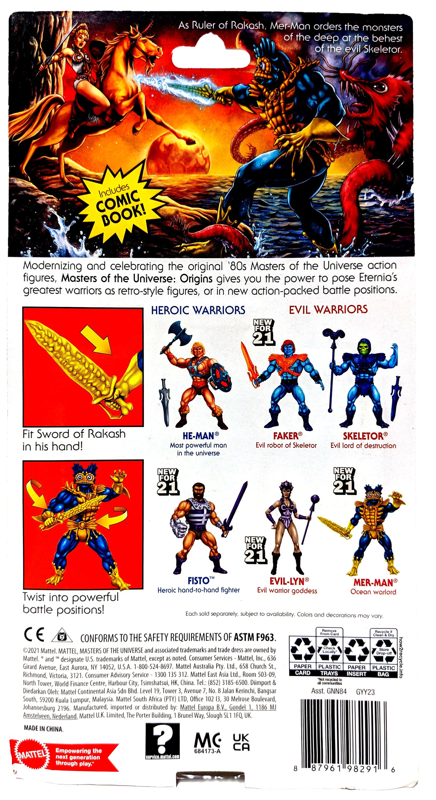 Masters Of The Universe - Origins - Mer-Man LOP