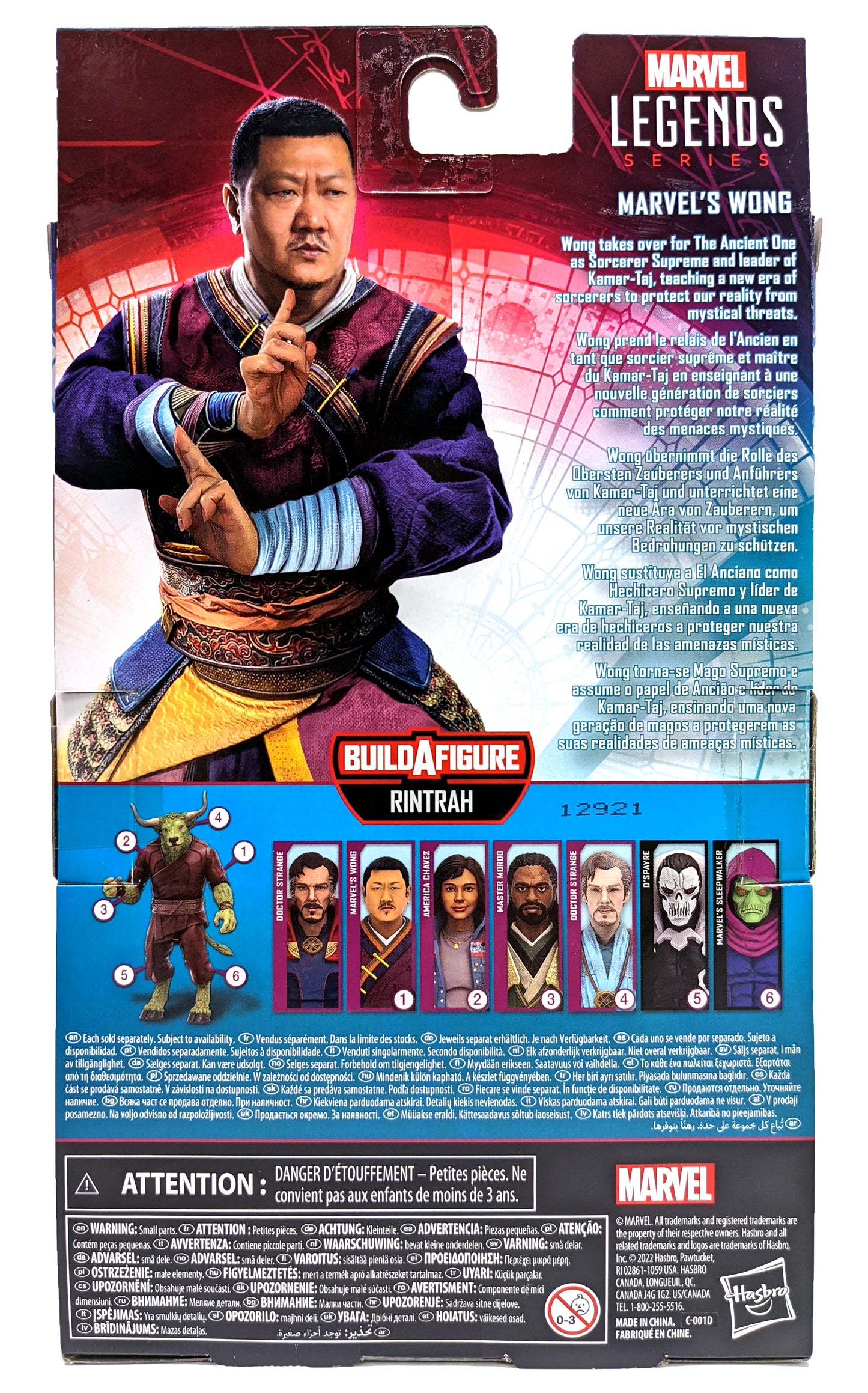 Marvel Legends - Doctor Strange In The Multiverse Of Madness - Marevels' Wong