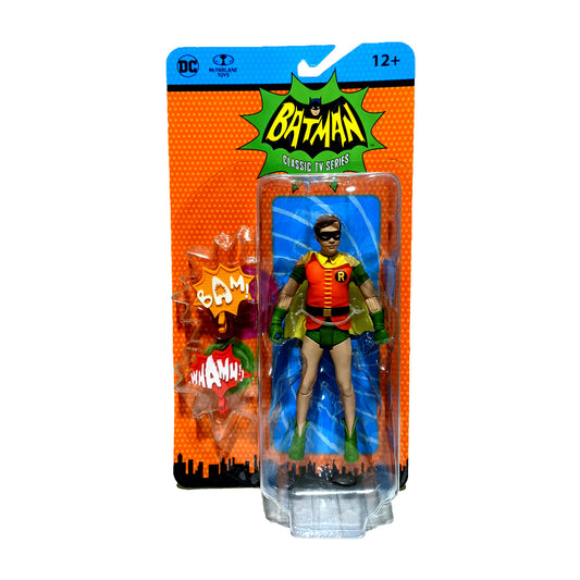 DC McFarlane Robin masked Retro Figure Classic TV Series 1966 6"