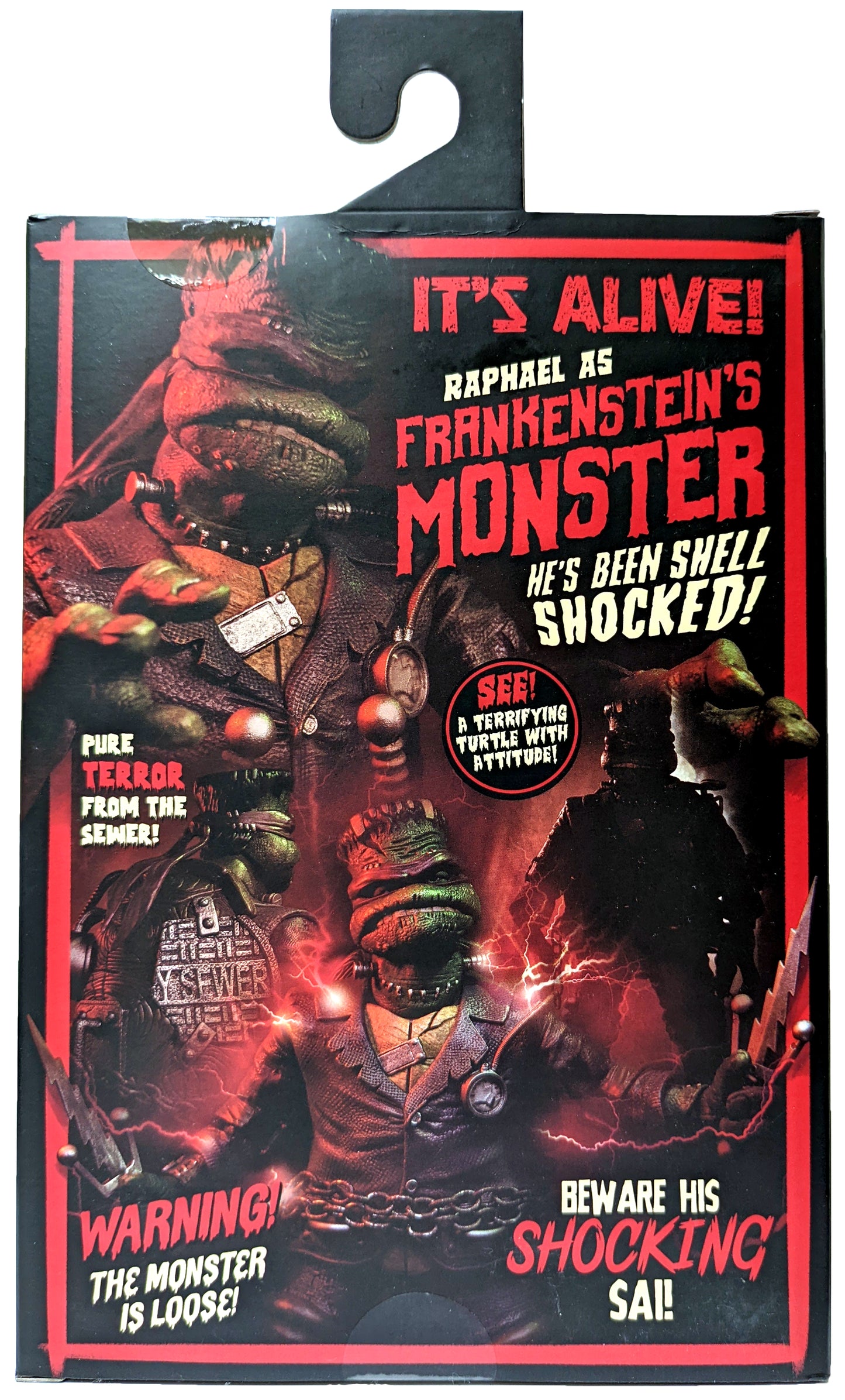 NECA - Universal Monsters x - Teenage Mutant Ninja Turtles - Ultimate Raphael as Frankenstein's Monster 7-Inch Scale Action Figure