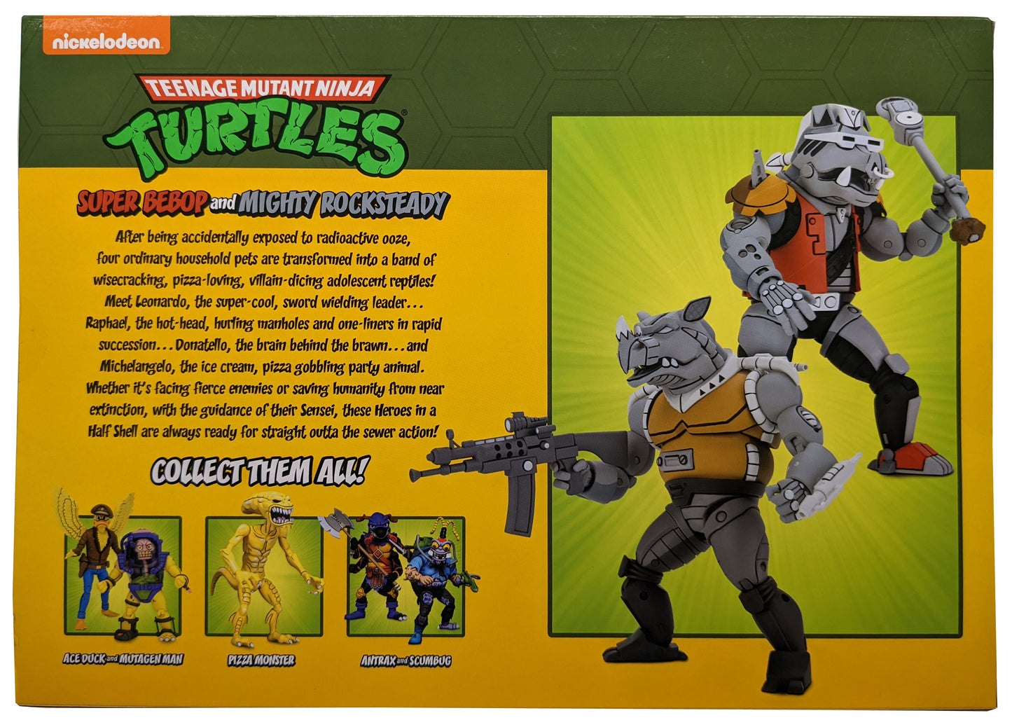 NECA - T.M.N.T - Super Bebop and Mighty Rocksteady - 2 pack