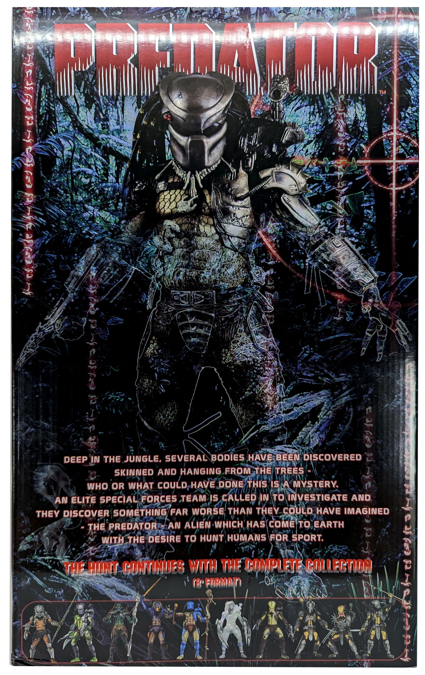 NECA Predator 1/4 Scale Action Figure - Jungle Hunter with LED Lights