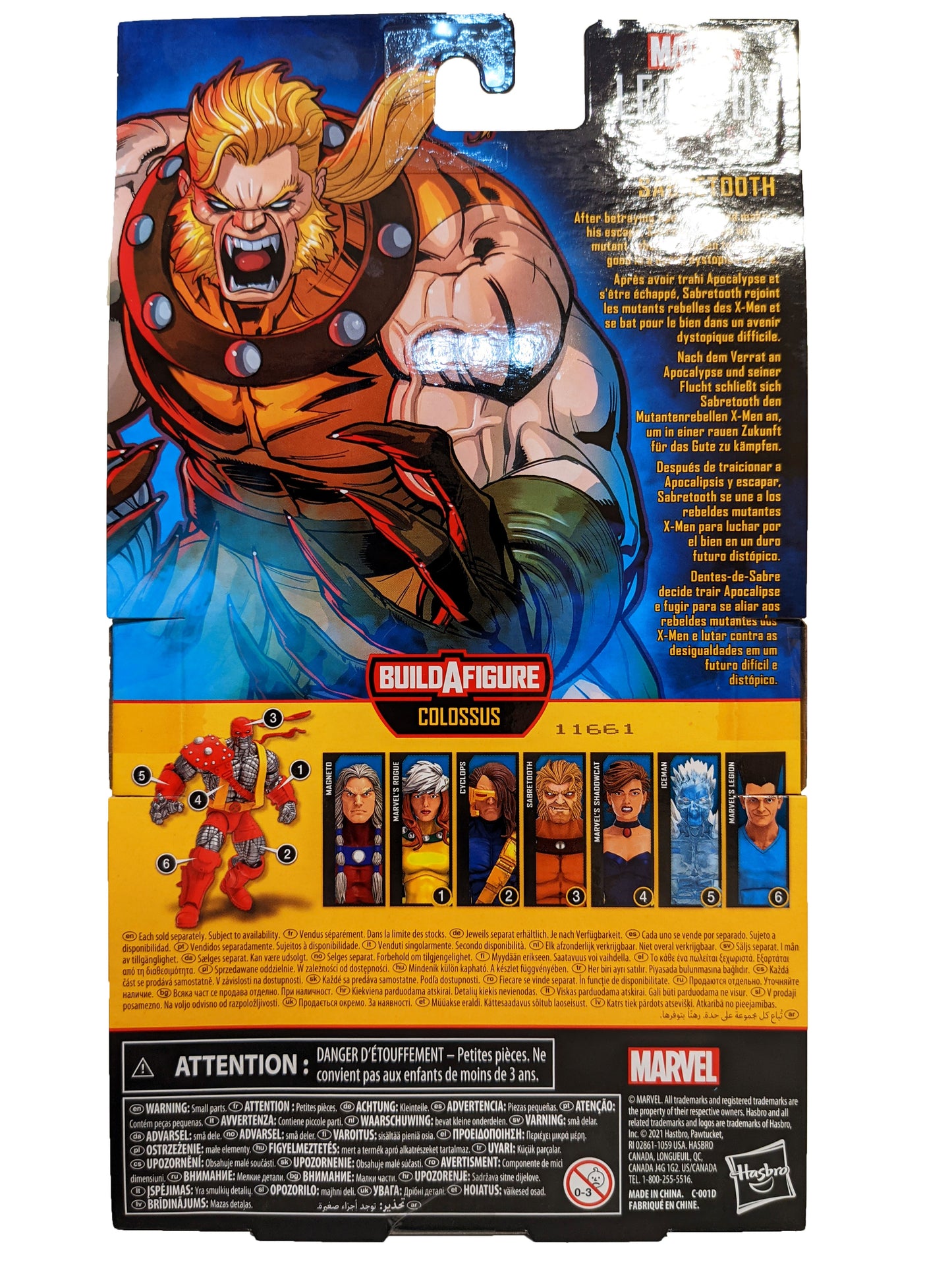 Marvel Legends - X-MEN Age Of Apocalypse -Sabertooth - Colossus BAF