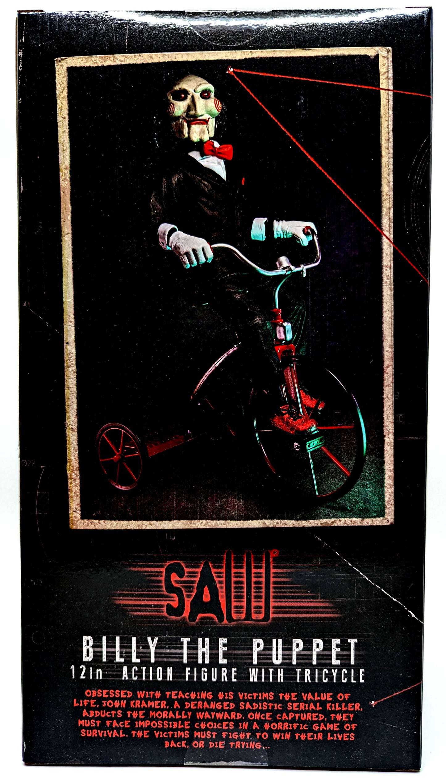 NECA - SAW Billy The Puppet with Tricycle 12 inches.