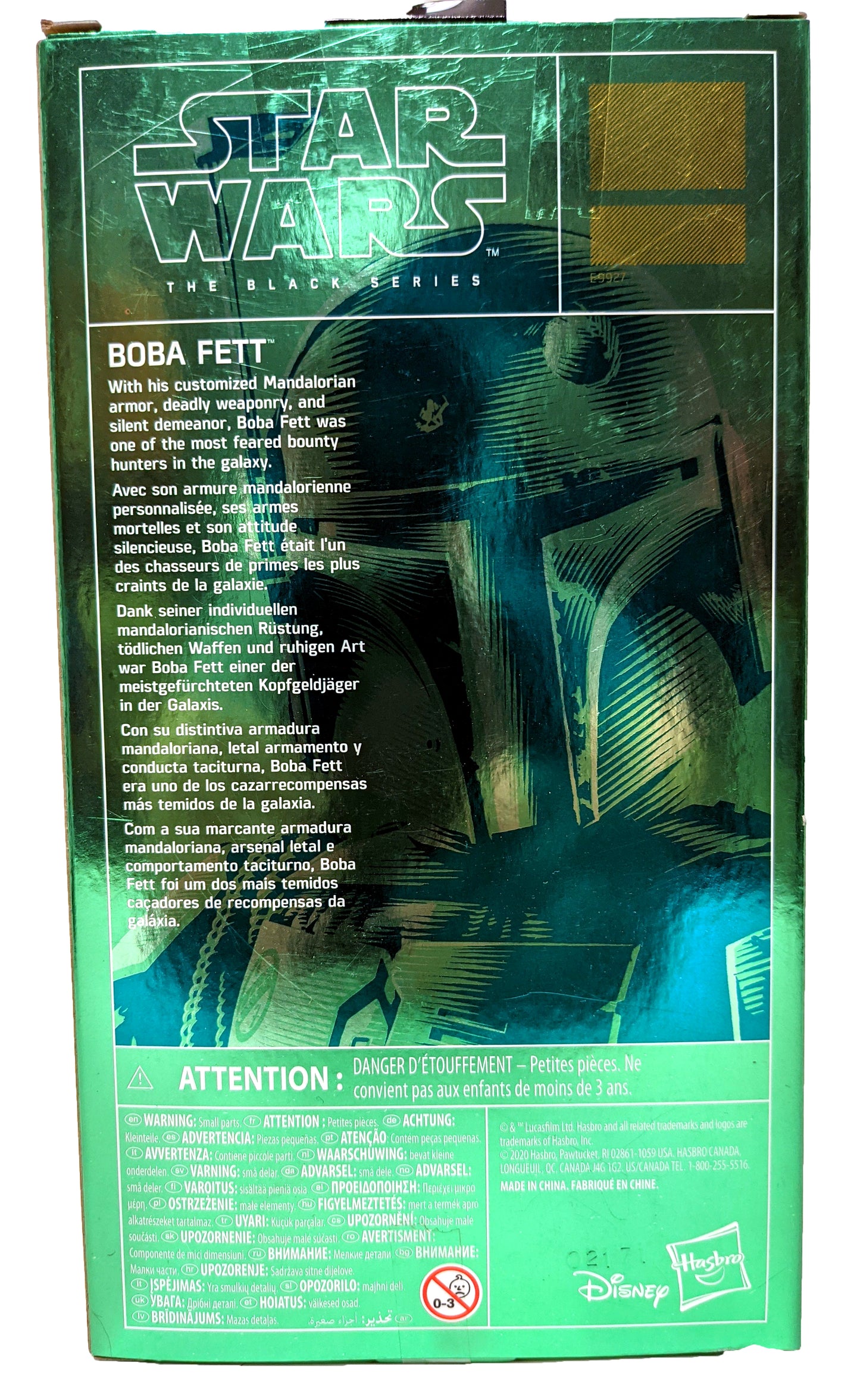 Starwars - The Black Series - Carbonized Graphite Boba Fett
