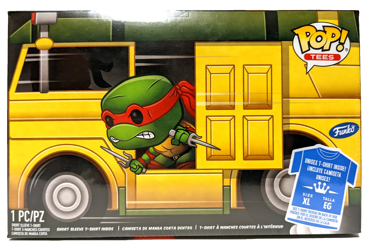 Funk Pop Tees - Teenage Mutant Ninja Turtles - Turtle Power - X-Large T-shirt