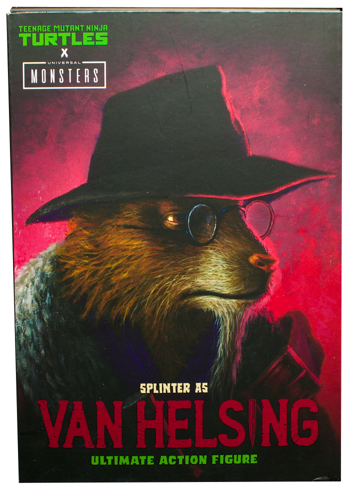 Universal Monsters x Teenage Mutant Ninja Turtles 7” Scale Action Figure – Ultimate Splinter as Van Helsing