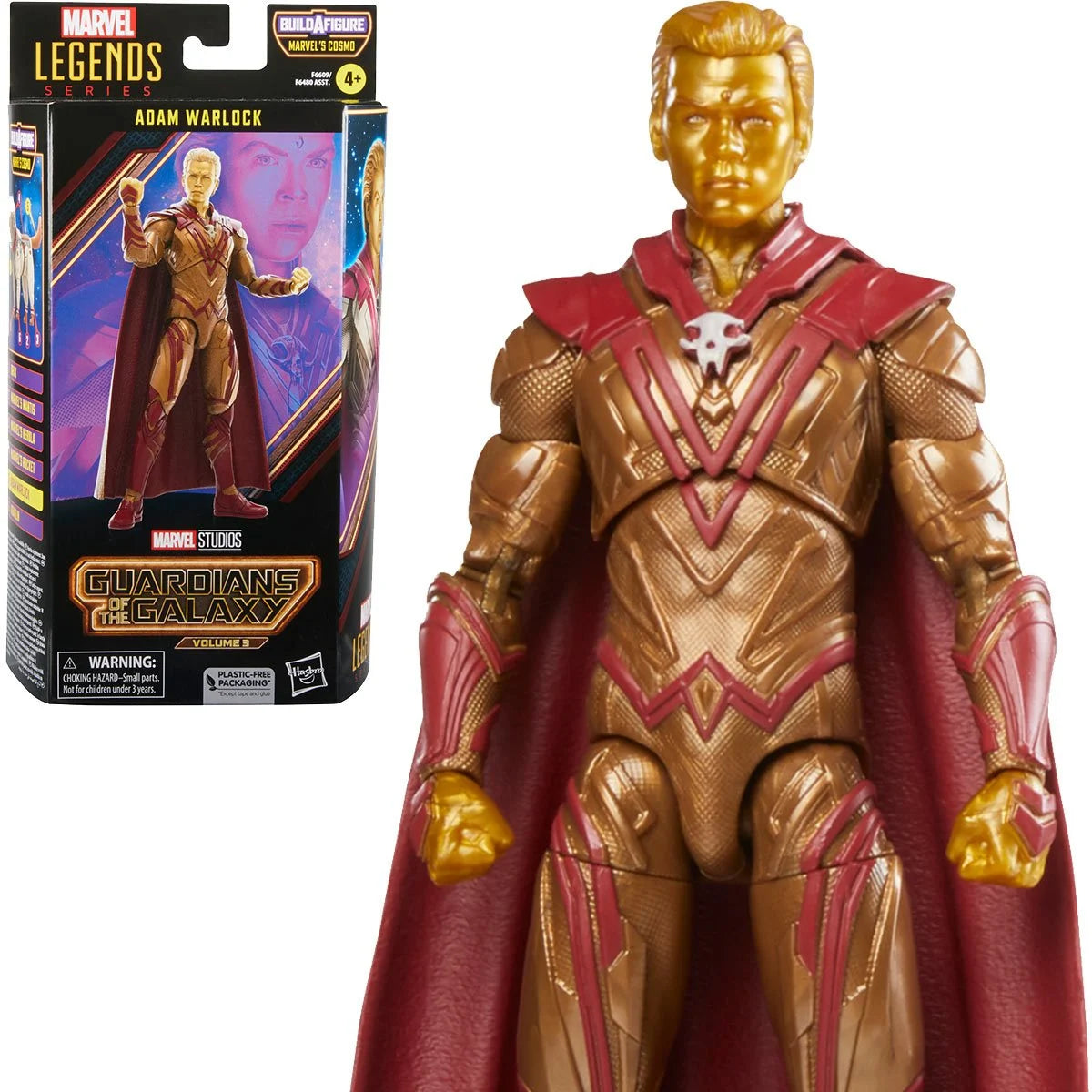 Guardians of the Galaxy Vol. 3 Marvel Legends Adam Warlock 6-Inch Action Figure