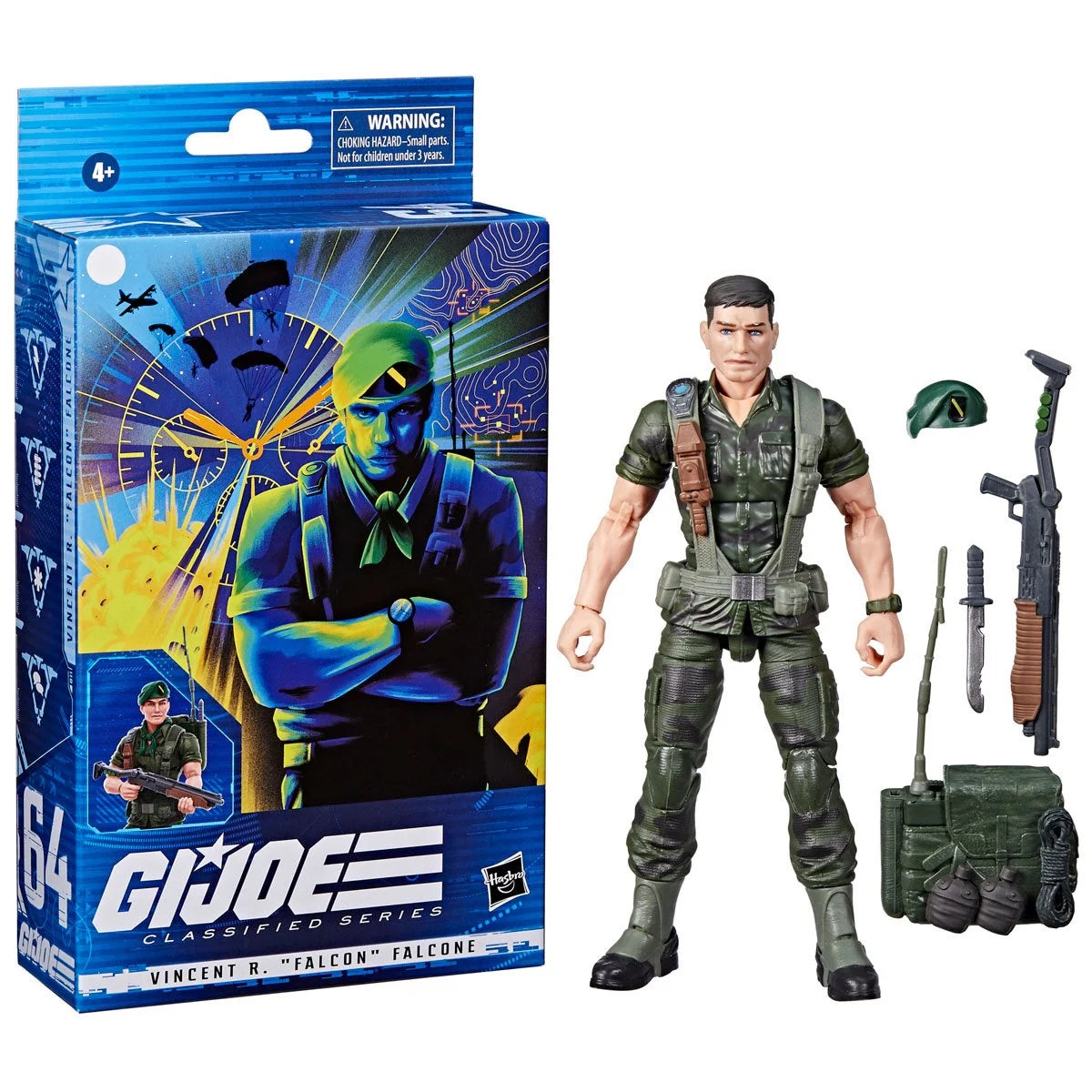 G.I. Joe Classified Series 6-Inch Vincent R. Falcon Falcone Action Figure