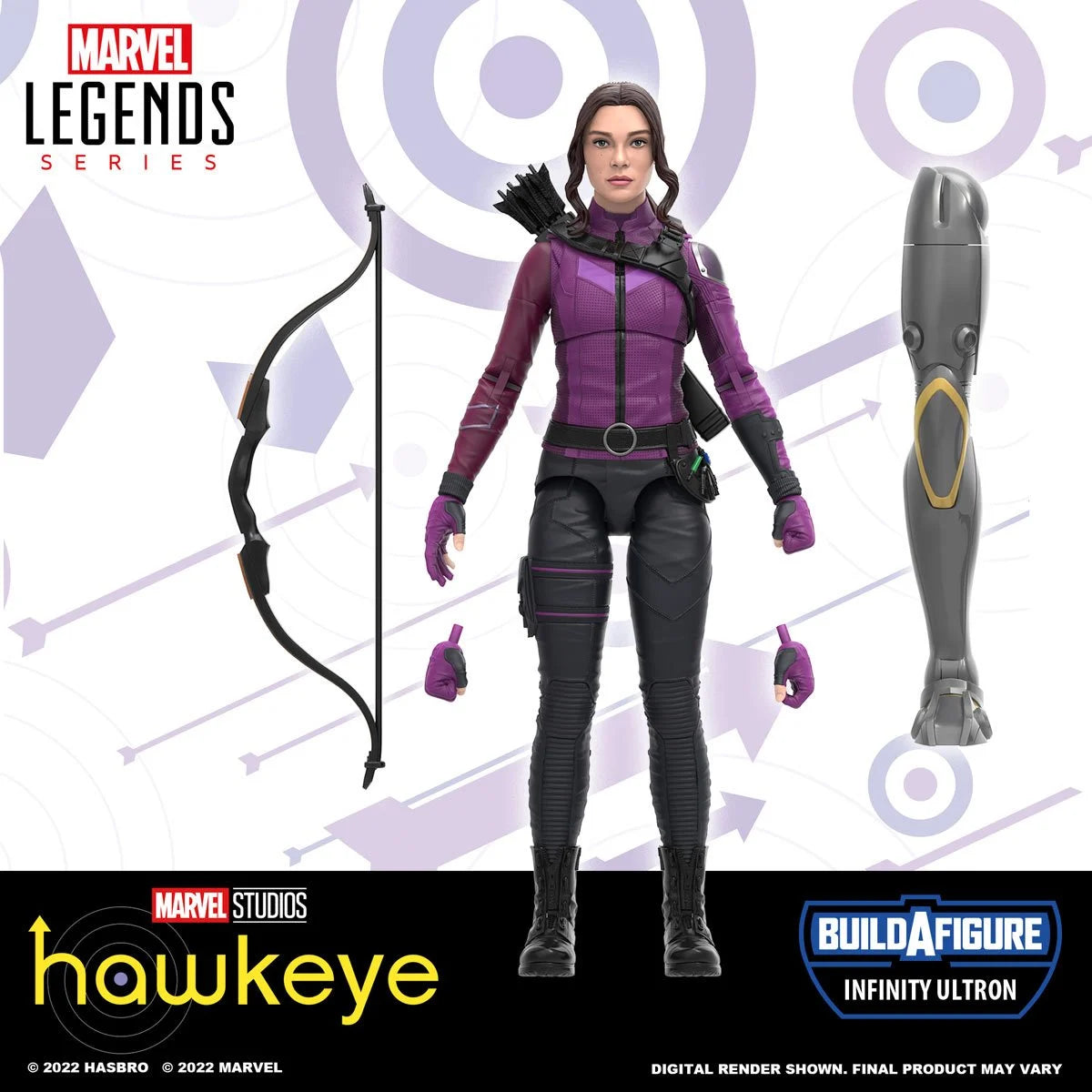 Avengers 2022 Marvel Legends Hawkeye Kate Bishop 6-Inch Action Figure