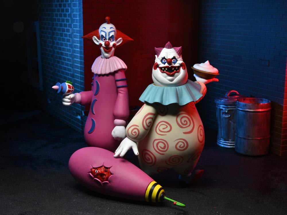 NECA - Killer Klowns From Outer Space Toony Terrors Slim & Chubby Two-Pack