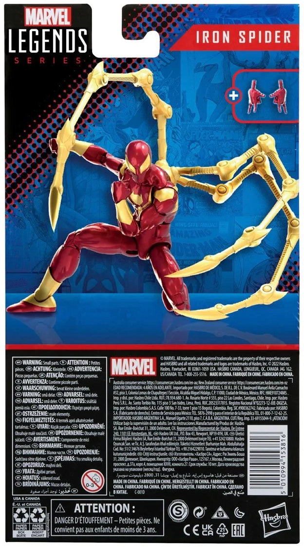 Spider-Man Marvel Legends Iron Spider 6-inch Action Figure