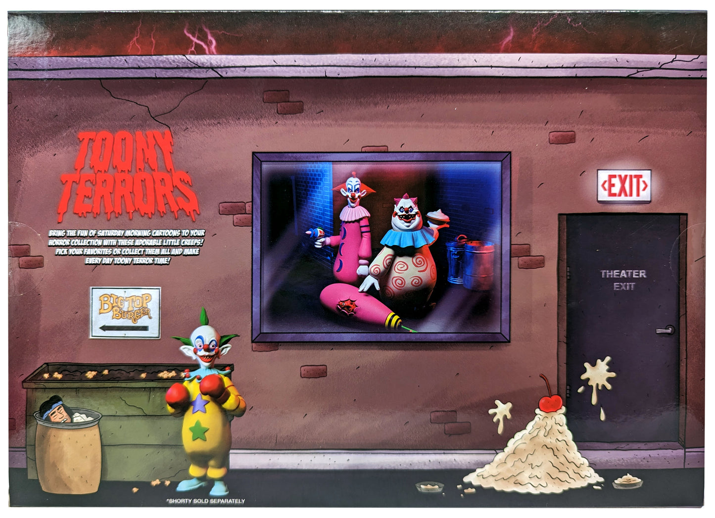 NECA - Killer Klowns From Outer Space Toony Terrors Slim & Chubby Two-Pack