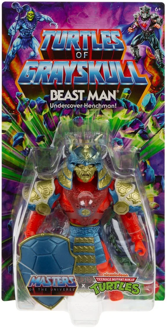 Masters of the Universe Origins Turtles of Grayskull Wave 2 Beast Man Action Figure