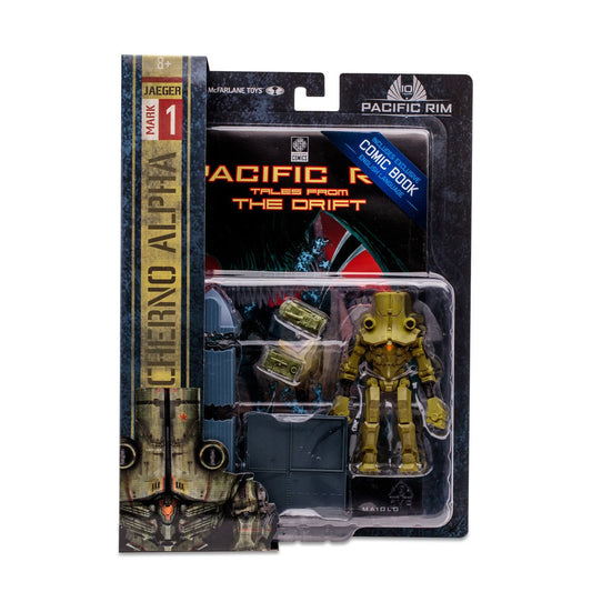 Pacific Rim Jaeger Wave 1 Cherno Alpha 4-Inch Scale Action Figure with Comic Book