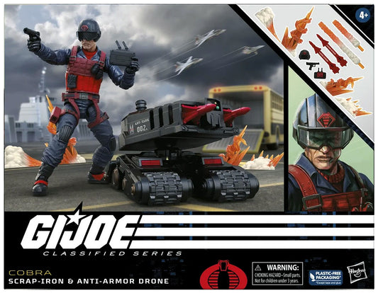 G.I. Joe Classified Series 6-Inch Scrap-Iron & Anti-Armor Drone Action Figure