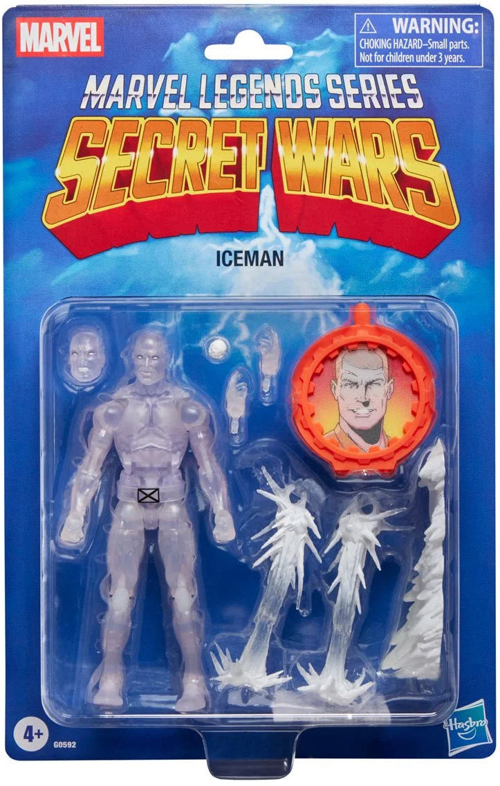 Marvel Legends -  Secret Wars -  Iceman -  6 inch Action Figure